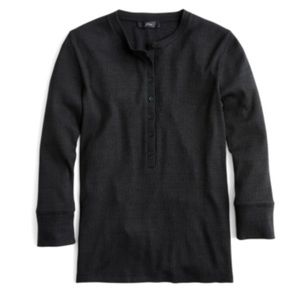 JCrew Black Henley